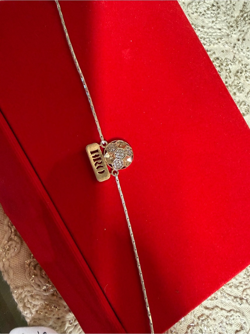 Sterling silver rakhi